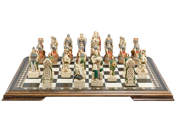 Details about   Chess Set Anglo Zulu War Theme Resin Doll Pieces Wooden Chessboard Child Game 