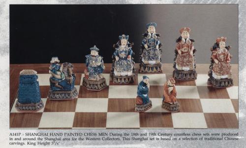 A141P - Shanghai Hand Painted Chessmen